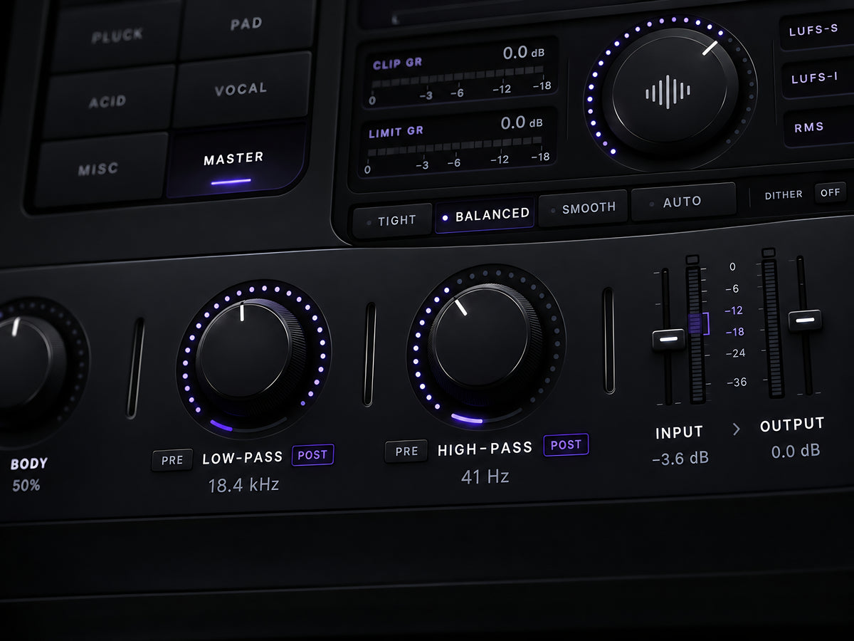 SONR low-pass and high-pass filters