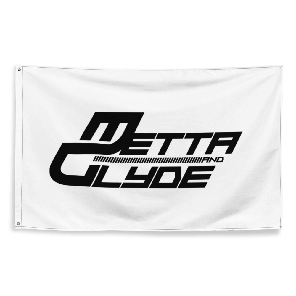 Metta & Glyde Logo Flag