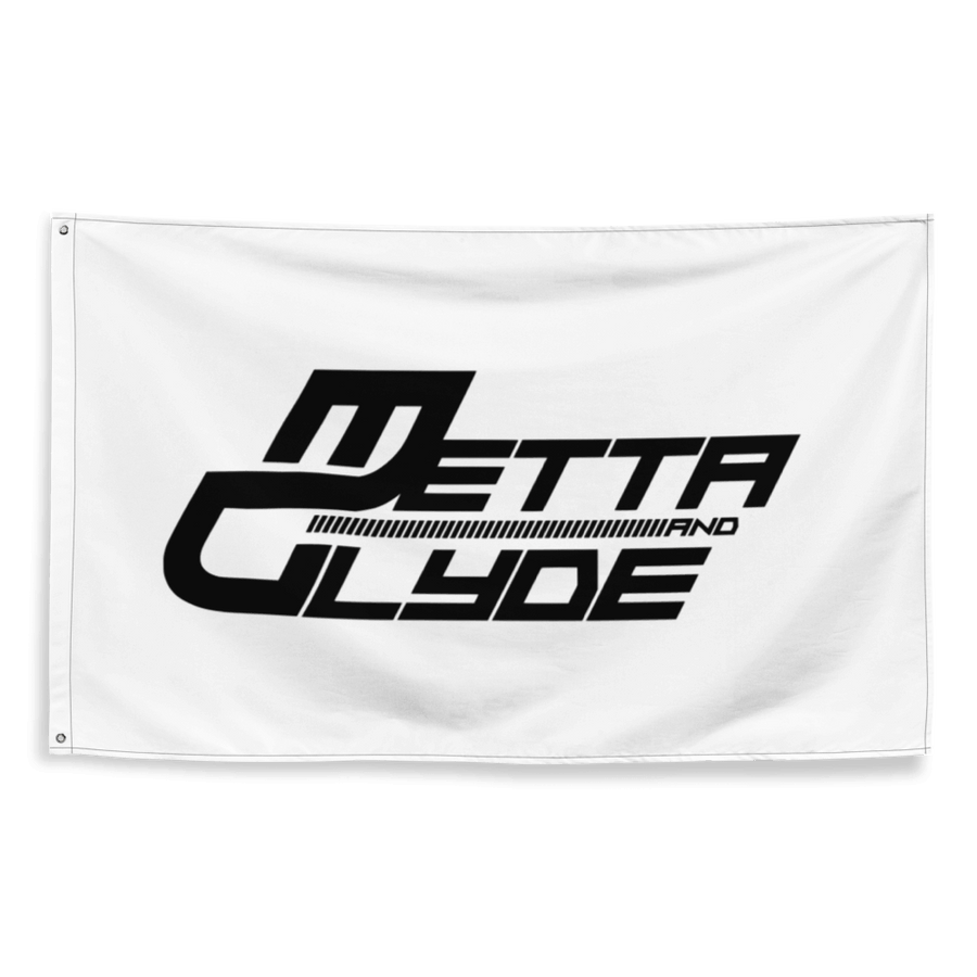 Metta & Glyde Logo Flag